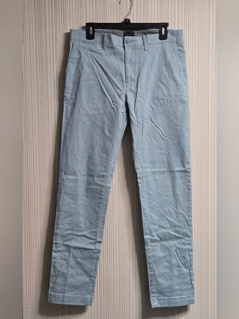 J. CREW 484 Slim-fit Stretch Chino pant in Sound Blue Size 31x32 $98 AR885 Nwot